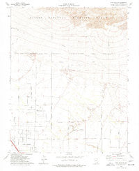 Gass Peak SW Nevada Historical topographic map, 1:24000 scale, 7.5 X 7.5 Minute, Year 1974
