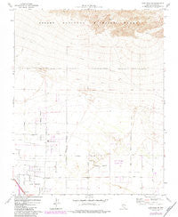 Gass Peak SW Nevada Historical topographic map, 1:24000 scale, 7.5 X 7.5 Minute, Year 1974