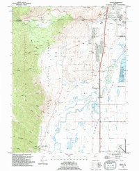 Genoa Nevada Historical topographic map, 1:24000 scale, 7.5 X 7.5 Minute, Year 1994