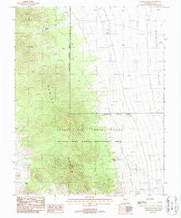 Georges Water Nevada Historical topographic map, 1:24000 scale, 7.5 X 7.5 Minute, Year 1987