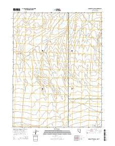 Georgetta Ranch Nevada Current topographic map, 1:24000 scale, 7.5 X 7.5 Minute, Year 2014