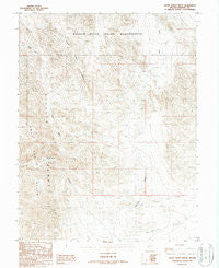 Ghost Dance Ridge Nevada Historical topographic map, 1:24000 scale, 7.5 X 7.5 Minute, Year 1987