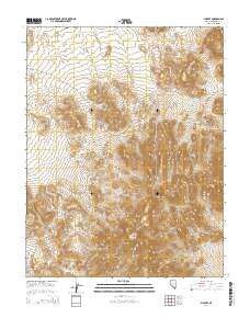 Gilbert Nevada Current topographic map, 1:24000 scale, 7.5 X 7.5 Minute, Year 2014
