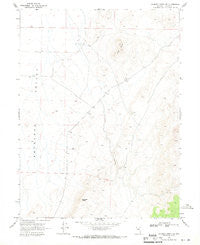 Gilbert Creek NE Nevada Historical topographic map, 1:24000 scale, 7.5 X 7.5 Minute, Year 1969