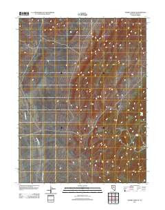 Gilbert Creek SE Nevada Historical topographic map, 1:24000 scale, 7.5 X 7.5 Minute, Year 2011