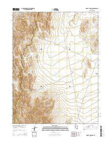 Gilbert Creek SW Nevada Current topographic map, 1:24000 scale, 7.5 X 7.5 Minute, Year 2014
