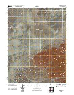 Gilbert SE Nevada Historical topographic map, 1:24000 scale, 7.5 X 7.5 Minute, Year 2012