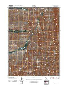 Gilmer Ranch Nevada Historical topographic map, 1:24000 scale, 7.5 X 7.5 Minute, Year 2012