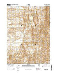 Gilmer Ranch Nevada Current topographic map, 1:24000 scale, 7.5 X 7.5 Minute, Year 2015