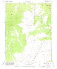Giroux Wash Nevada Historical topographic map, 1:24000 scale, 7.5 X 7.5 Minute, Year 1958