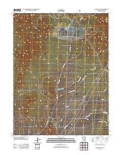 Giroux Wash Nevada Historical topographic map, 1:24000 scale, 7.5 X 7.5 Minute, Year 2012