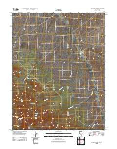 Gleason Basin Nevada Historical topographic map, 1:24000 scale, 7.5 X 7.5 Minute, Year 2012