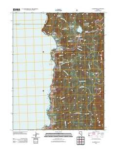 Glenbrook Nevada Historical topographic map, 1:24000 scale, 7.5 X 7.5 Minute, Year 2012
