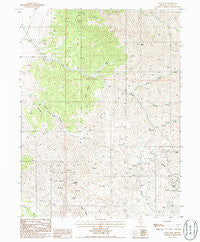 Goat Peak Nevada Historical topographic map, 1:24000 scale, 7.5 X 7.5 Minute, Year 1985