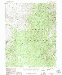 Goat Ranch Springs Nevada Historical topographic map, 1:24000 scale, 7.5 X 7.5 Minute, Year 1985