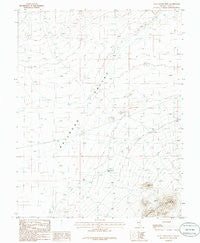 Goat Ranch Well Nevada Historical topographic map, 1:24000 scale, 7.5 X 7.5 Minute, Year 1985