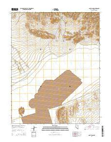 Goat Island Nevada Current topographic map, 1:24000 scale, 7.5 X 7.5 Minute, Year 2014