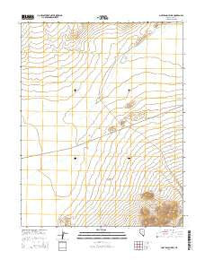 Goat Ranch Well Nevada Current topographic map, 1:24000 scale, 7.5 X 7.5 Minute, Year 2014