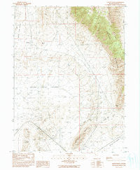 Godeys Rock Nevada Historical topographic map, 1:24000 scale, 7.5 X 7.5 Minute, Year 1990