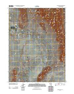 Godeys Rock Nevada Historical topographic map, 1:24000 scale, 7.5 X 7.5 Minute, Year 2011