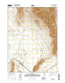 Godeys Rock Nevada Current topographic map, 1:24000 scale, 7.5 X 7.5 Minute, Year 2014