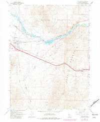 Golconda Nevada Historical topographic map, 1:24000 scale, 7.5 X 7.5 Minute, Year 1965