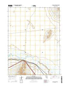 Golconda Butte Nevada Current topographic map, 1:24000 scale, 7.5 X 7.5 Minute, Year 2015