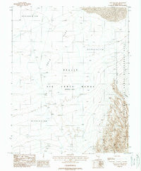Gold Flat East Nevada Historical topographic map, 1:24000 scale, 7.5 X 7.5 Minute, Year 1988