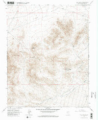 Gold Point SW Nevada Historical topographic map, 1:24000 scale, 7.5 X 7.5 Minute, Year 1968