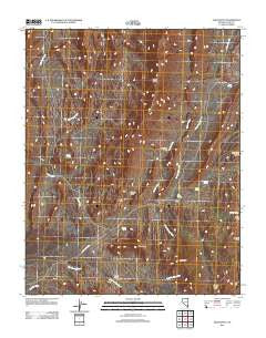 Gold Butte Nevada Historical topographic map, 1:24000 scale, 7.5 X 7.5 Minute, Year 2012