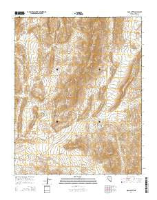 Gold Butte Nevada Current topographic map, 1:24000 scale, 7.5 X 7.5 Minute, Year 2014