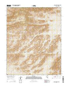 Gold Mountain Nevada Current topographic map, 1:24000 scale, 7.5 X 7.5 Minute, Year 2014
