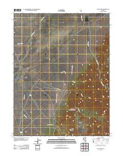 Gold Park Nevada Historical topographic map, 1:24000 scale, 7.5 X 7.5 Minute, Year 2012