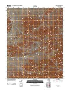Gold Point Nevada Historical topographic map, 1:24000 scale, 7.5 X 7.5 Minute, Year 2011