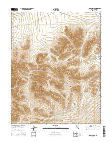 Gold Point SW Nevada Current topographic map, 1:24000 scale, 7.5 X 7.5 Minute, Year 2014