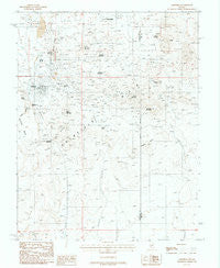 Goldfield Nevada Historical topographic map, 1:24000 scale, 7.5 X 7.5 Minute, Year 1987