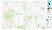 Goldfield Nevada Historical topographic map, 1:100000 scale, 30 X 60 Minute, Year 1985