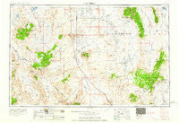 Goldfield Nevada Historical topographic map, 1:250000 scale, 1 X 2 Degree, Year 1962