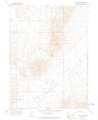 Goldrun Creek Nevada Historical topographic map, 1:24000 scale, 7.5 X 7.5 Minute, Year 1965