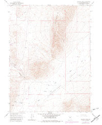 Goldrun Creek Nevada Historical topographic map, 1:24000 scale, 7.5 X 7.5 Minute, Year 1965