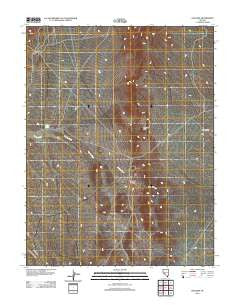 Goldyke Nevada Historical topographic map, 1:24000 scale, 7.5 X 7.5 Minute, Year 2012