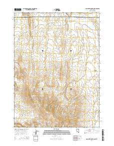 Gollaher Mountain Nevada Current topographic map, 1:24000 scale, 7.5 X 7.5 Minute, Year 2014