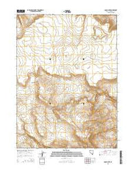 Gooch Lake Nevada Current topographic map, 1:24000 scale, 7.5 X 7.5 Minute, Year 2015