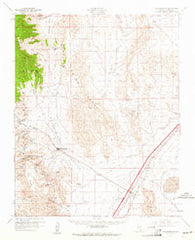 Goodsprings Nevada Historical topographic map, 1:62500 scale, 15 X 15 Minute, Year 1960