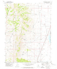 Gordon Creek Nevada Historical topographic map, 1:24000 scale, 7.5 X 7.5 Minute, Year 1969