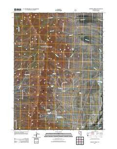 Gordon Creek Nevada Historical topographic map, 1:24000 scale, 7.5 X 7.5 Minute, Year 2012