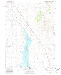 Goshute Lake North Nevada Historical topographic map, 1:24000 scale, 7.5 X 7.5 Minute, Year 1982