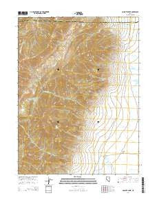 Goshute Creek Nevada Current topographic map, 1:24000 scale, 7.5 X 7.5 Minute, Year 2014