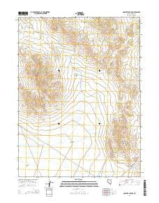 Goshute Lake NE Nevada Current topographic map, 1:24000 scale, 7.5 X 7.5 Minute, Year 2014