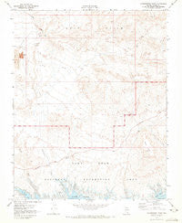 Government Wash Nevada Historical topographic map, 1:24000 scale, 7.5 X 7.5 Minute, Year 1970